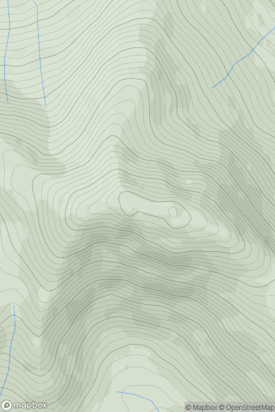 Thumbnail image for Ben Vorlich [Strathyre to Strathallan] showing contour plot for surrounding peak